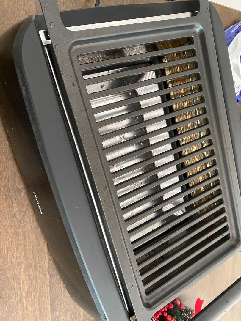 Philips Indoor smokeless grill HD6370/91, TV & Home Appliances