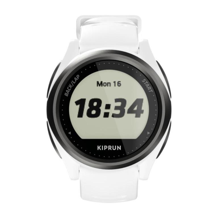 SPORTS WATCH (HEART-RATE MONITOR, GPS, WATERPROOF etc) KIPRUN GPS 550 -  WHITE, Sports, Sports Apparel on Carousell