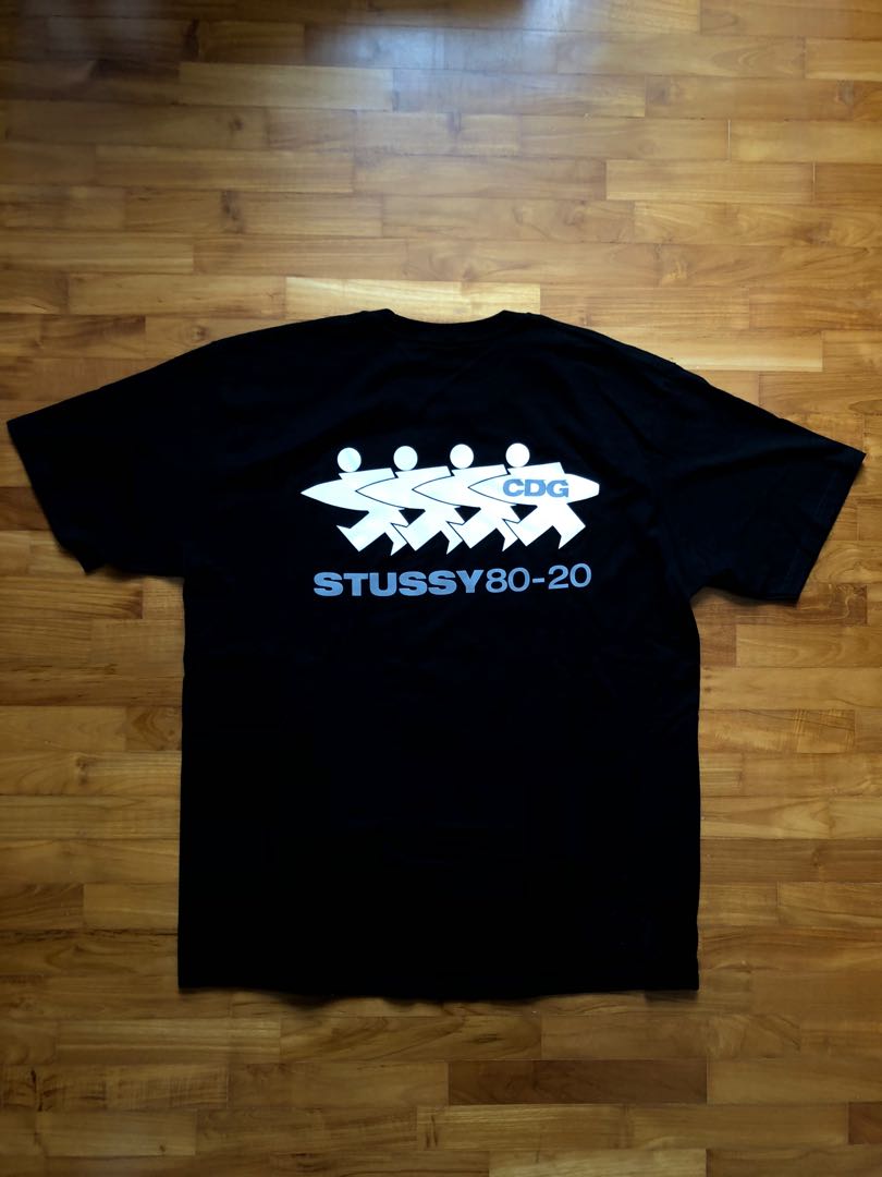 Stussy x CDG 40th Anniversary Tee, Men's Fashion, Tops  Sets, Tshirts   Polo Shirts on Carousell