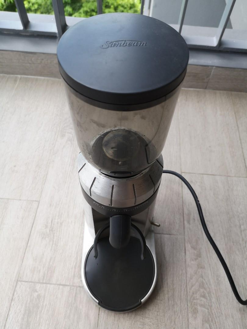 Sunbeam EM0480 Conical Burr Coffee Grinder, TV & Home Appliances