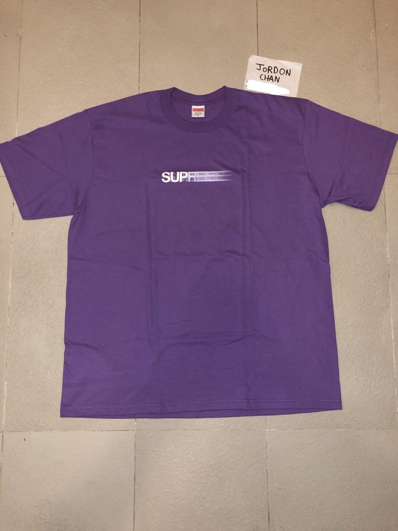 supreme tee purple
