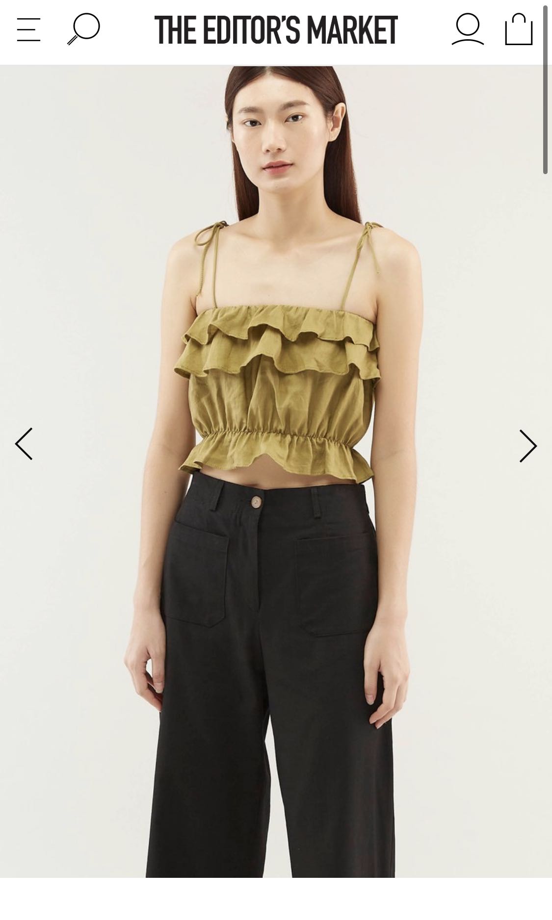 ruffle crop