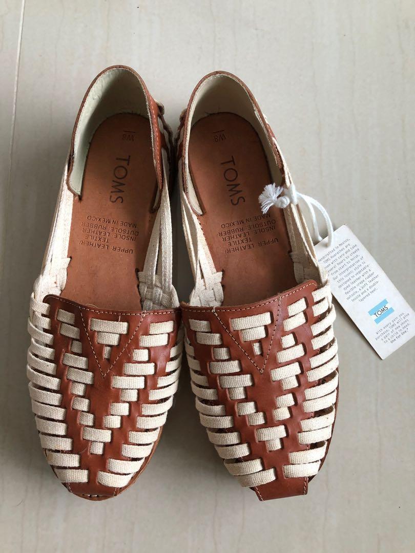 toms leather huaraches sandals