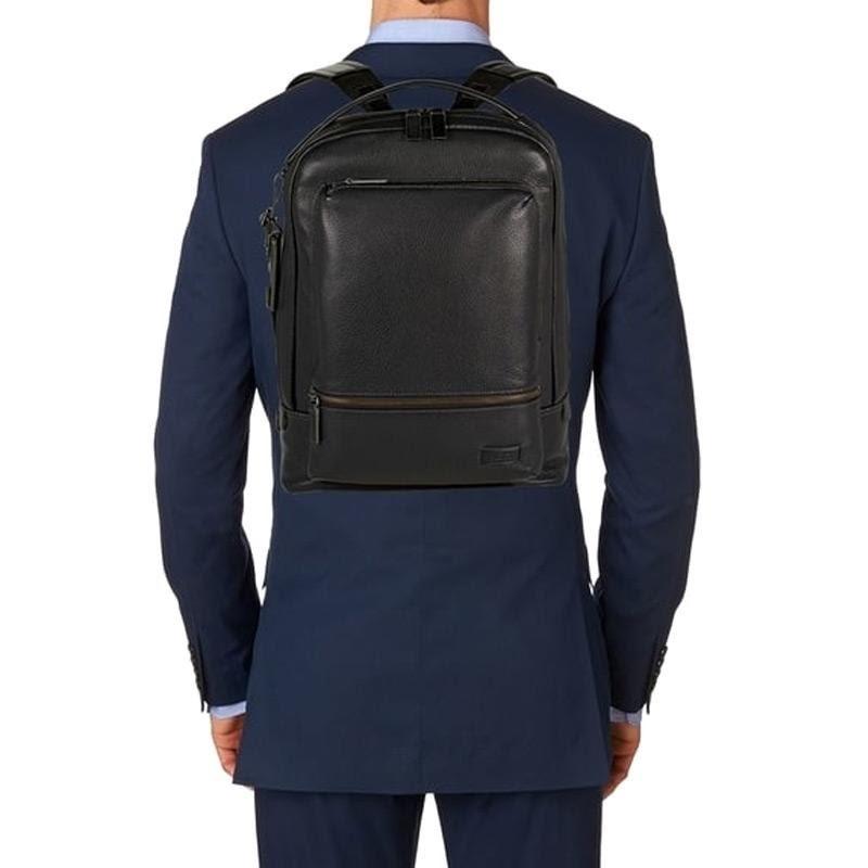 Tumi bates backpack leather online
