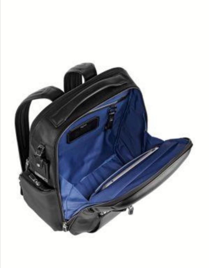TUMI PREMIUM ARRIVE BRADLEY CALFSKIN LEATHER BACKPACK Luxury
