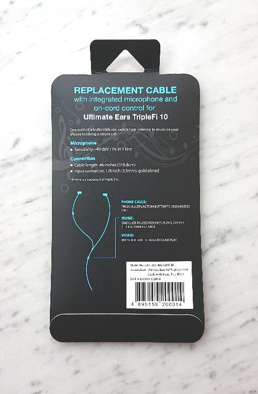 Ultimate Ears TripleFi 10 UE TF10 pro 原裝咪線綫microphone