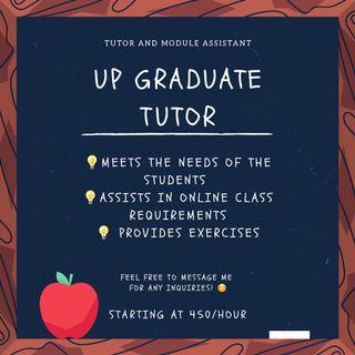 UP Grad Online Tutor / Homework Assistant