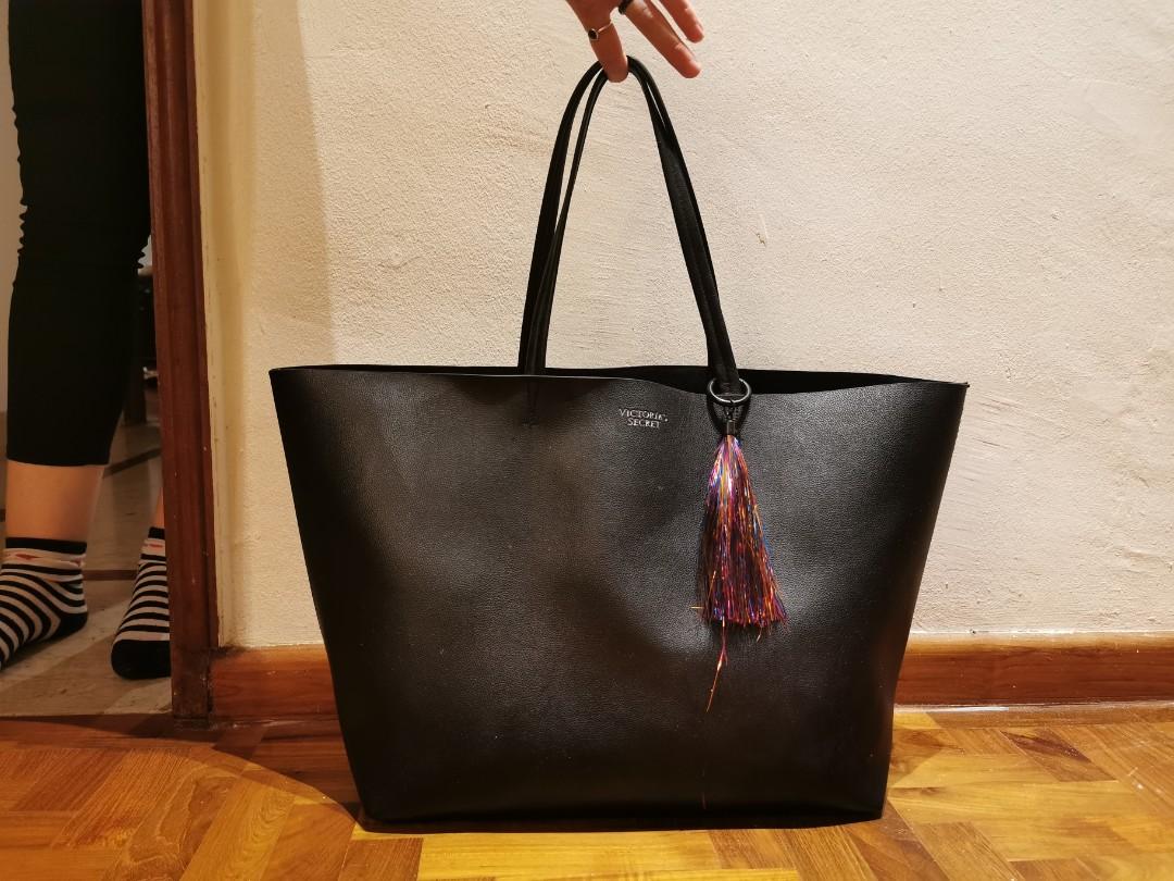 Victoria secret hot sale leather tote bag