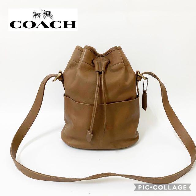 Vintage Coach Thompson Drawstring Duffle Bag in Tabac