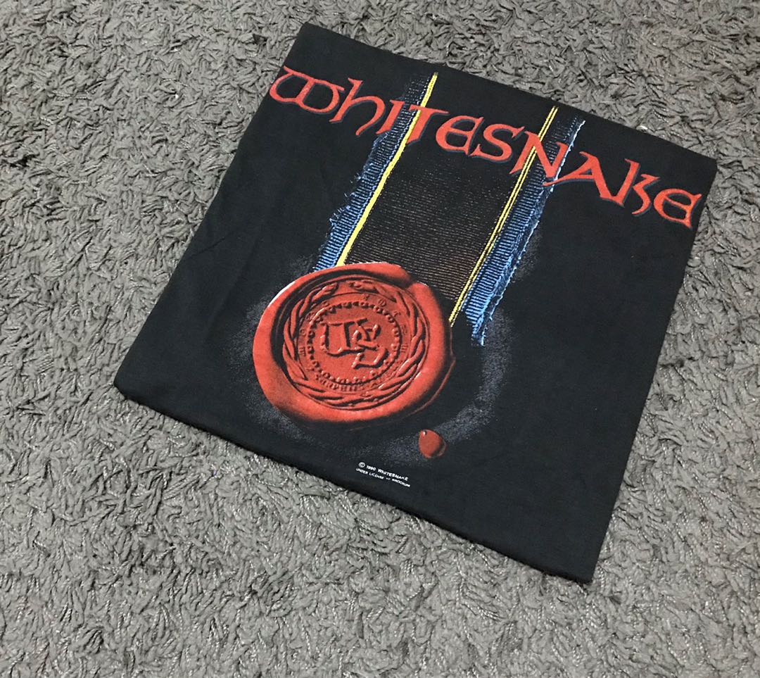 Vintage Whitesnake 1990 (japan asia tour tee band), Men's Fashion, Tops & Sets, Tshirts & Polo