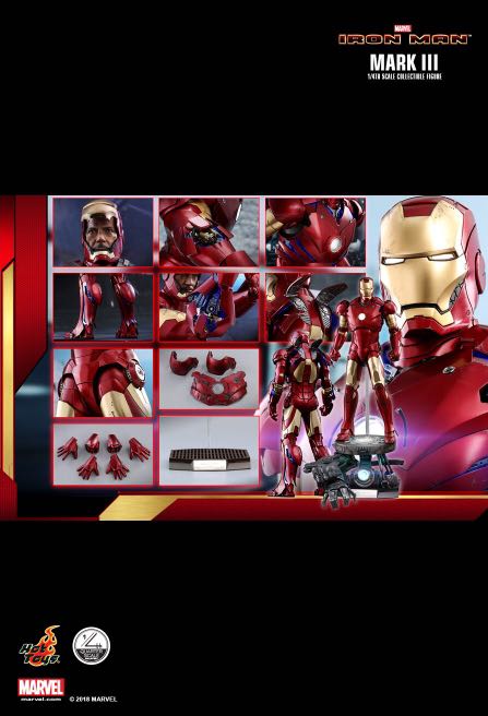 WTS Hot Toys QS011 Iron Man Mark III 1 4th Scale Collectible