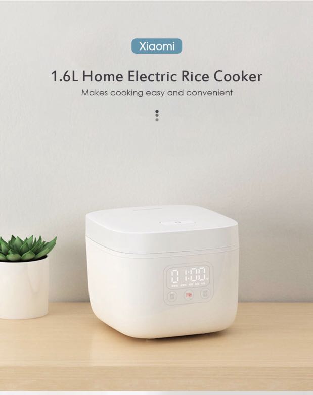 Xiaomi rice cooker 1.6l, TV & Home Appliances, Kitchen Appliances