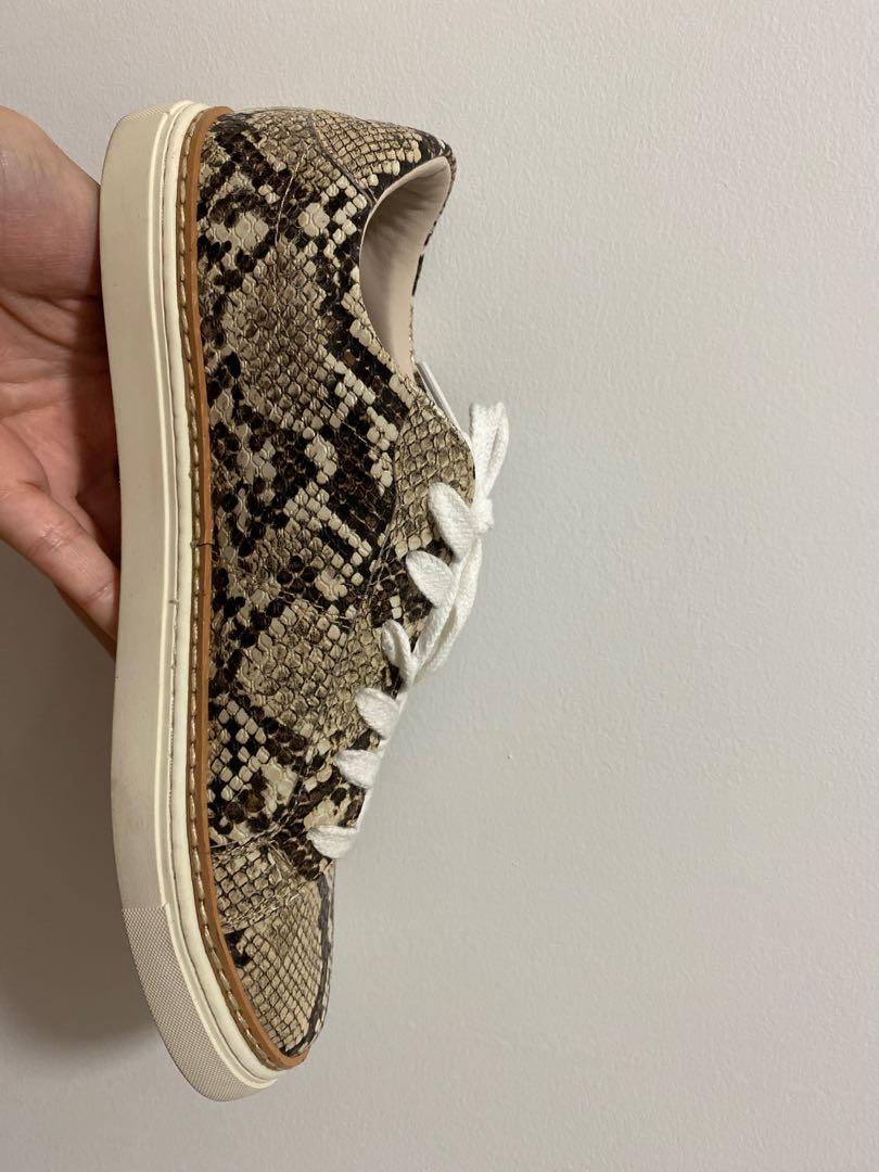 snakeskin trainers