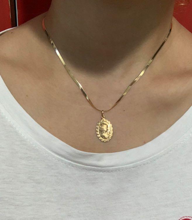 3.6 g 16 inches Omega Necklace Saudi Gold Women s Fashion
