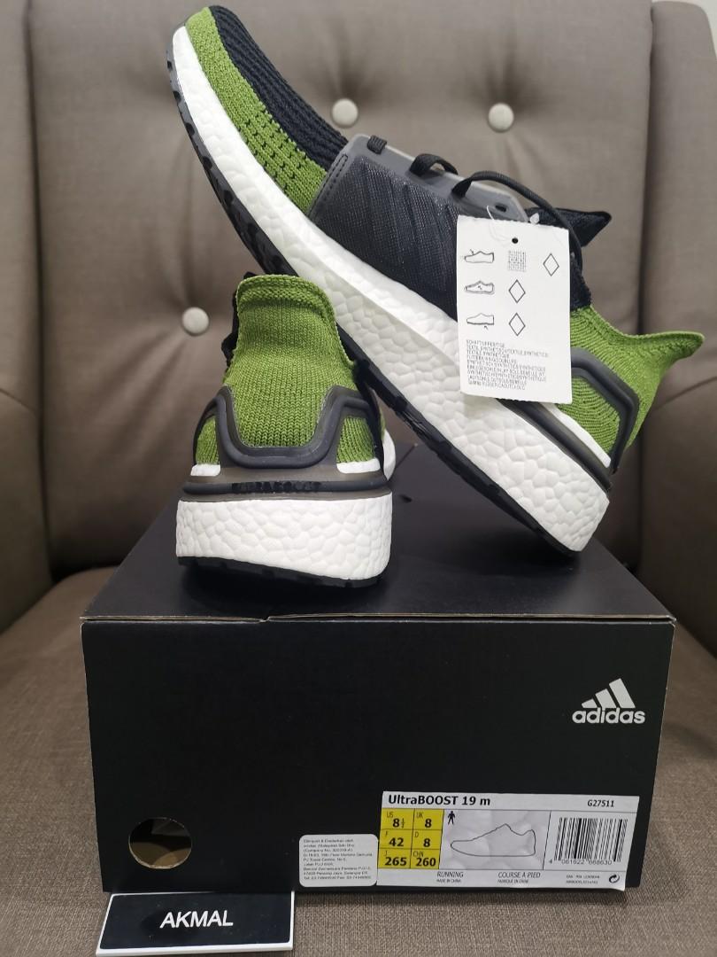 Adidas Ultraboost 19 Olive green Men s Fashion Footwear