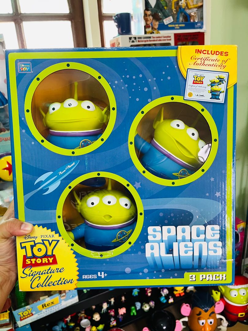 TOY STORY SPACE ALIEN SIGNATURE COLLECTION ORIGINAL THINKWAY TOY
