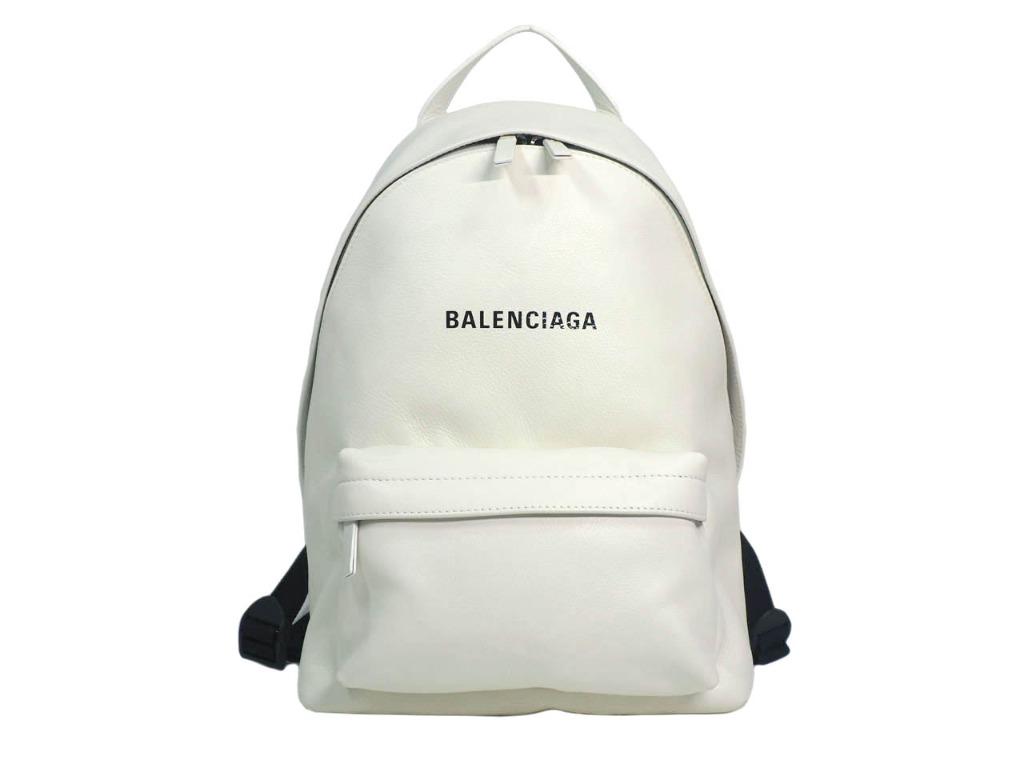 balenciaga backpack white