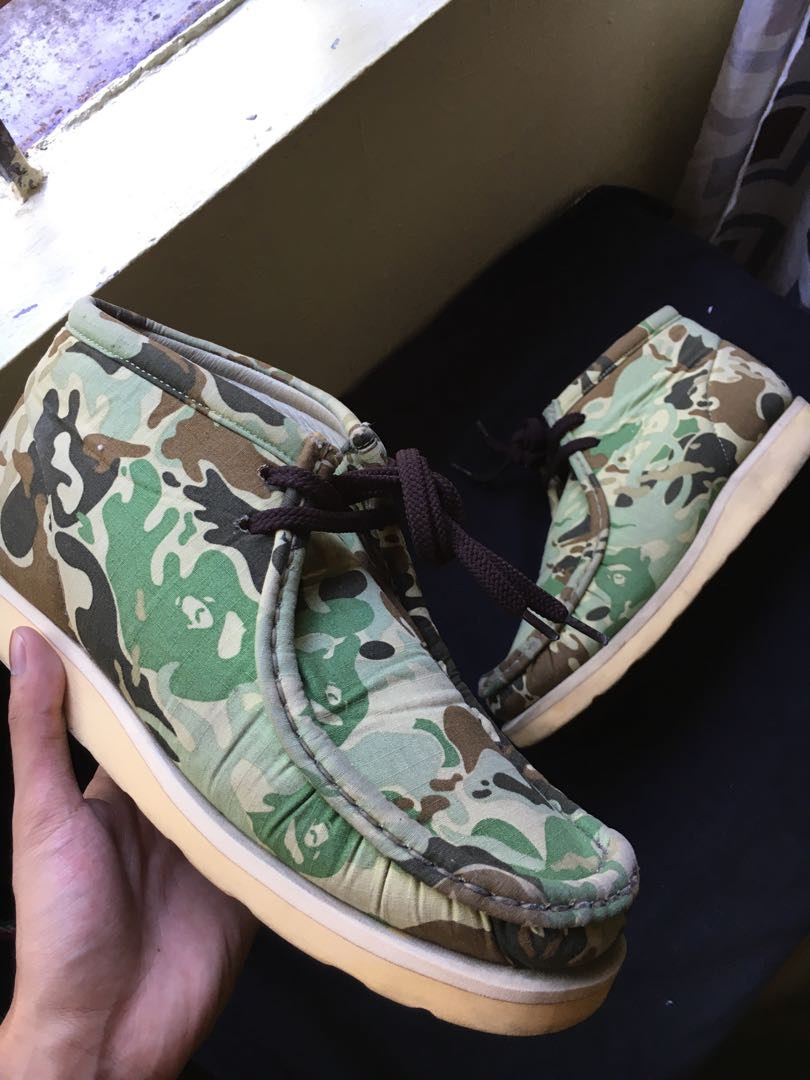 BAPE TAILOR CAMOU MANHUNT BOOTS, Men's Fashion, Footwear, Boots on ...