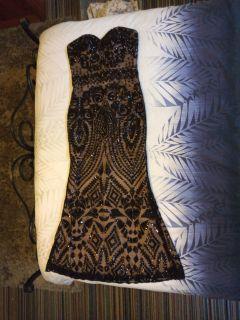Bariano Sequined Gown Size 8-10