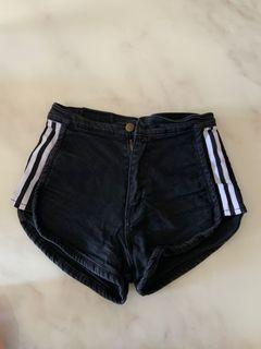 Black high waisted Shorts