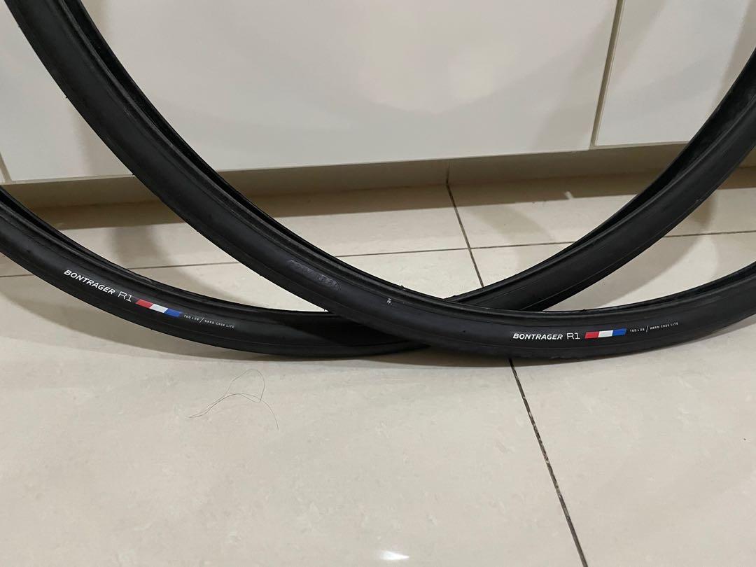 Bontrager R1 28c Tyres Sports Equipment Bicycles Parts Parts Accessories on Carousell
