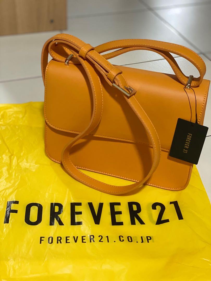 forever 21 yellow bag