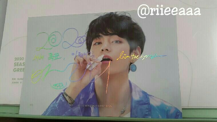 BTS 2020 SEASON'S GREETINGS ( GREETING MASSAGE CARD ), K-Wave di Carousell