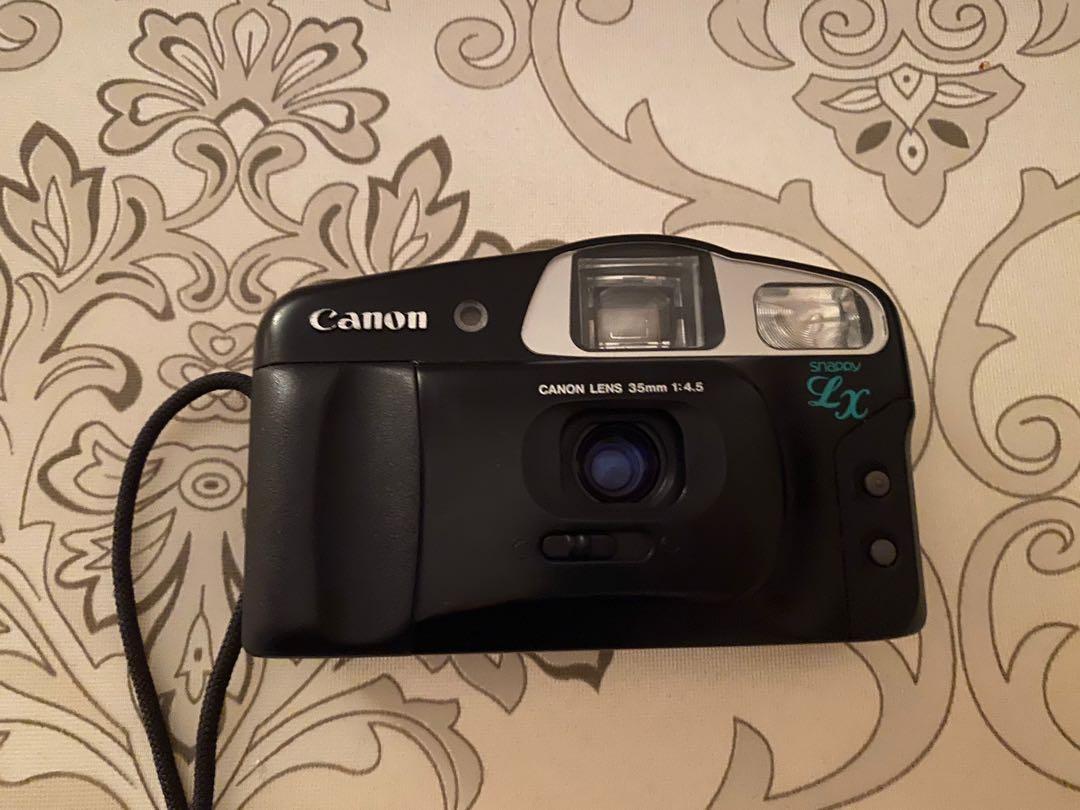 Vintage retro 90s Canon Snappy LX 35mm point & shoot film camera