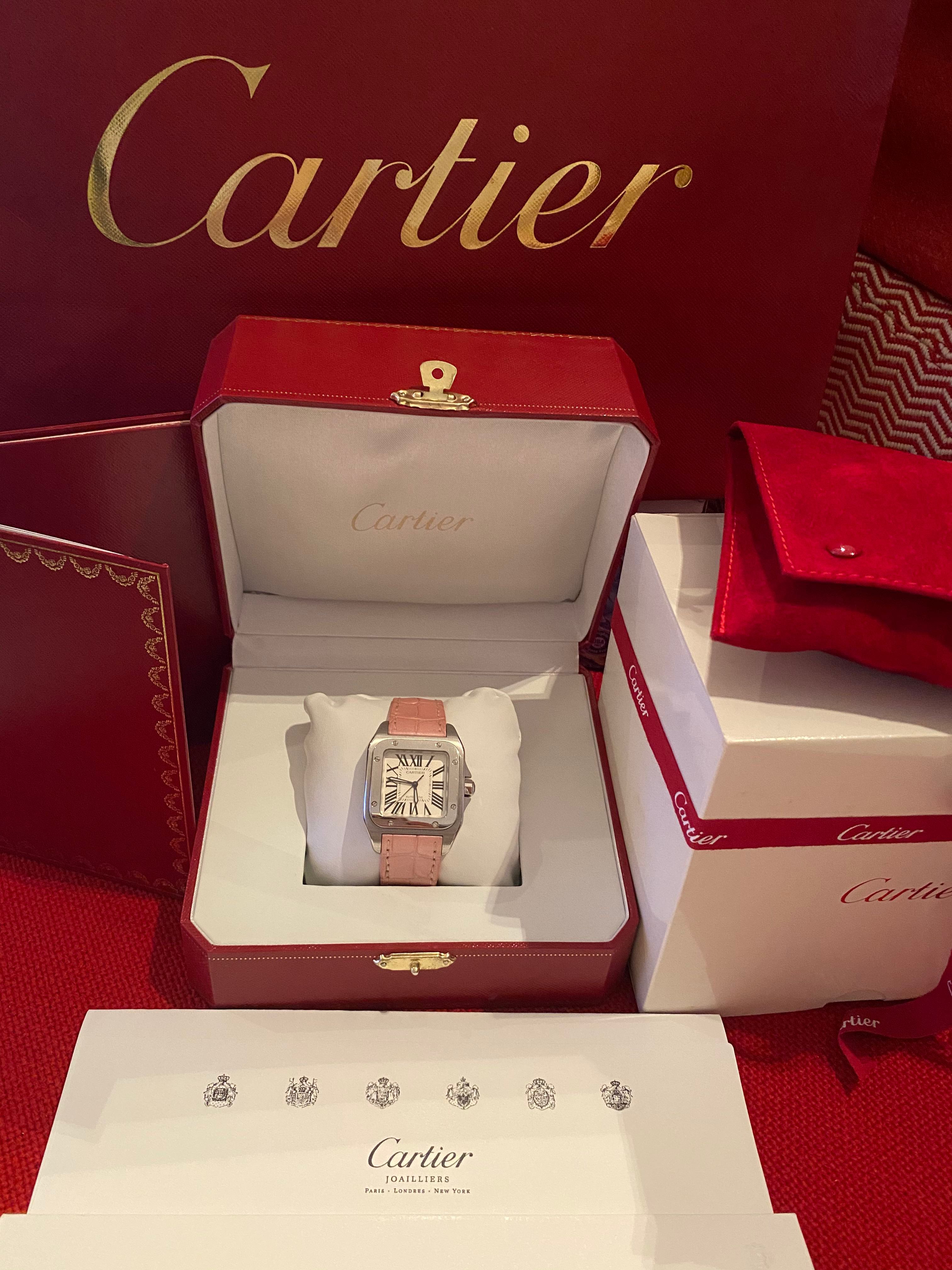 cartier santos box