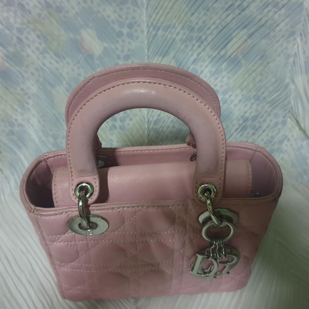 Authentic Medium Lady Dior Sakura Pink — beat the price increase , Luxury,  Bags & Wallets on Carousell