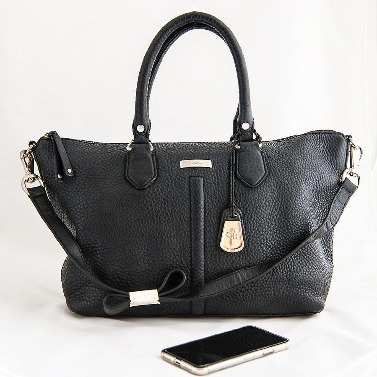 Cole haan saunders leather zip top backpack clearance