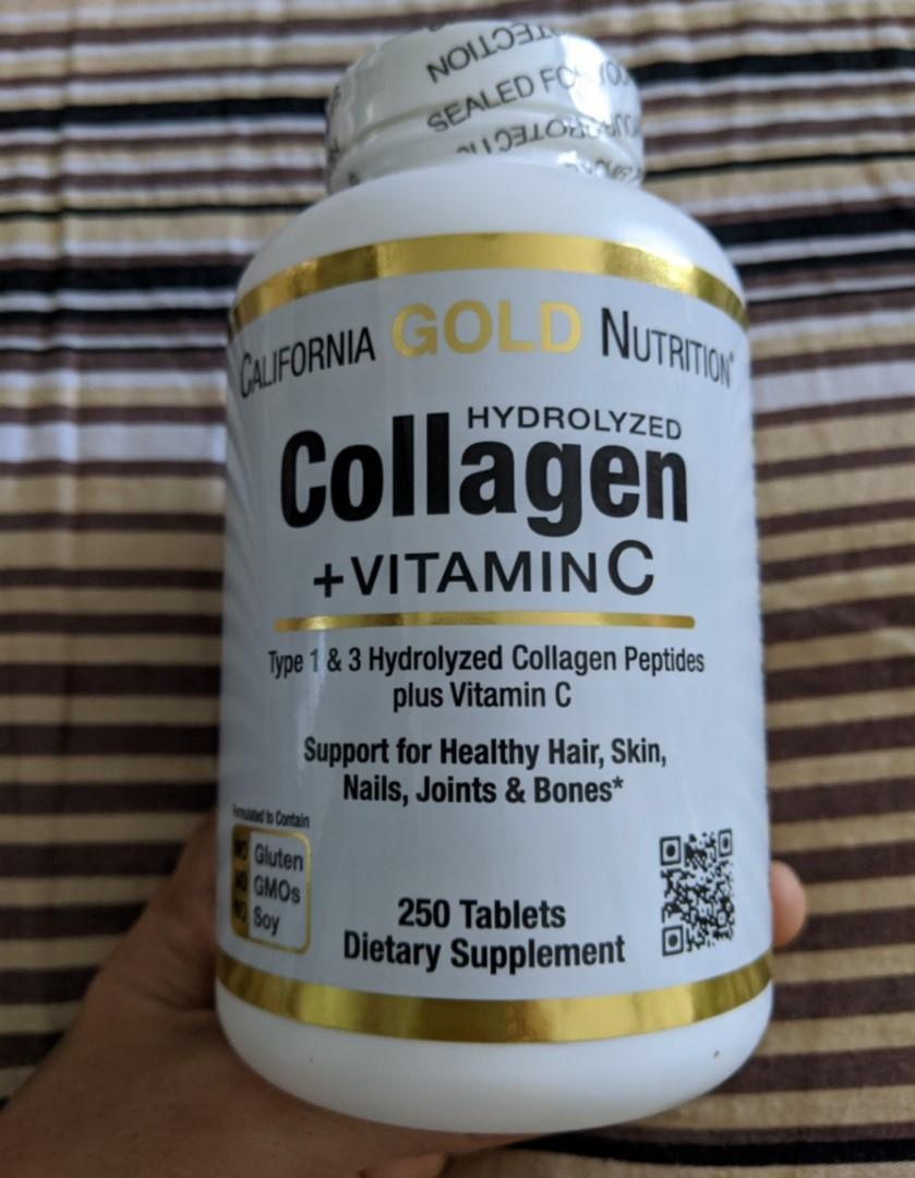 California Gold Nutrition: Hydrolyzed Collagen + Vitamin 250 Everything Else on Carousell