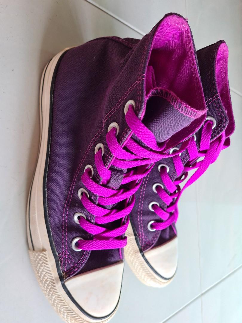 Converse High cut sneakers Converse Chuck Taylor All Star High Canvas Purple Brush