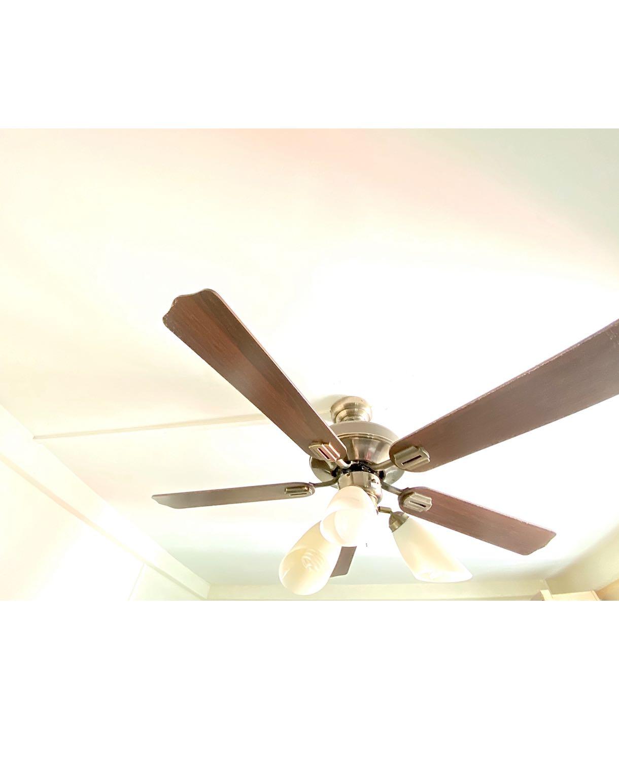 Crestar Ceiling Fan + Light with Remote + free delivery