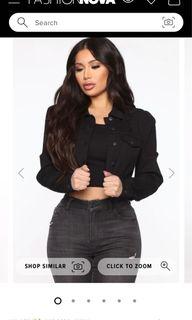 cropped denim jacket