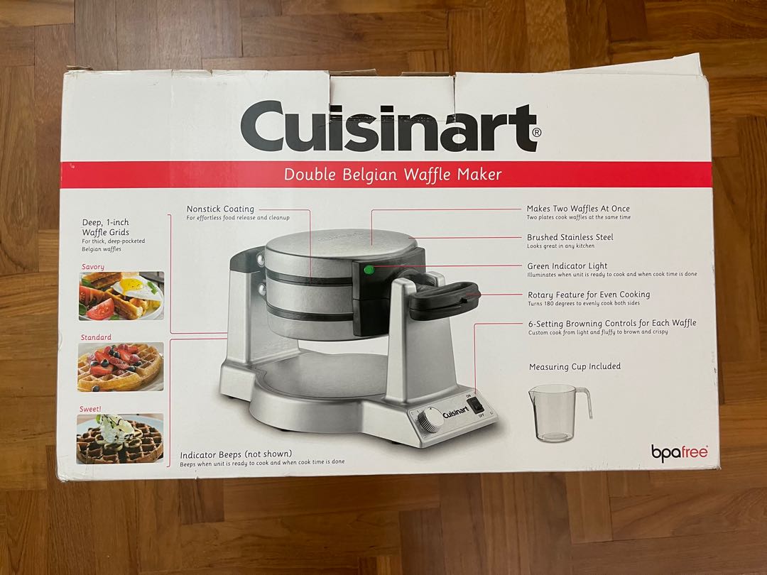 cuisinart waffle maker double