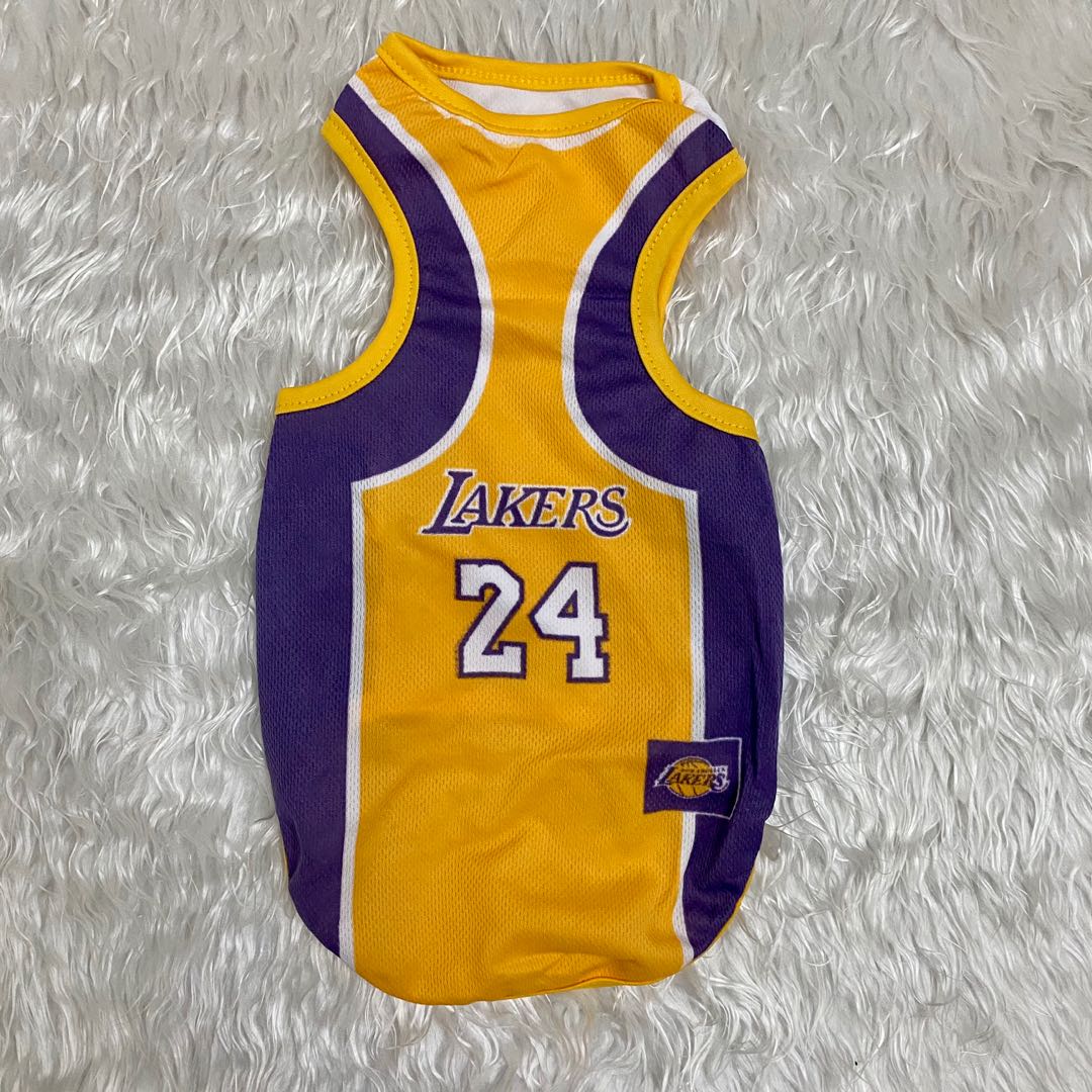 puppy lakers jersey