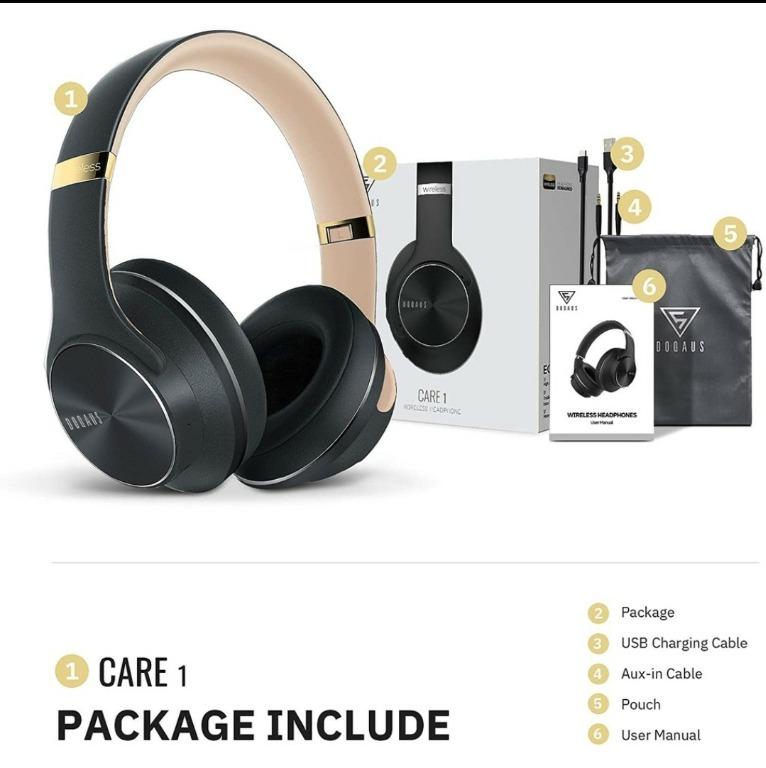 doqaus bluetooth headphones