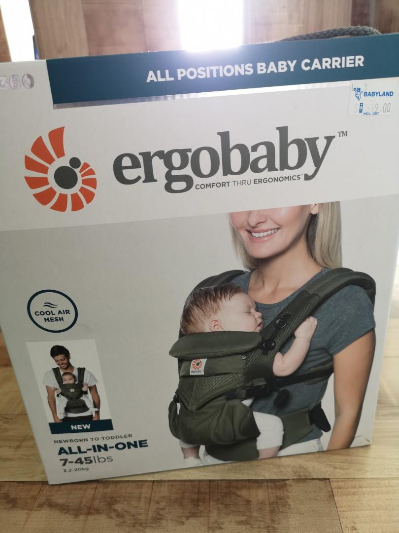 Ergobaby omni 360 cool hot sale air mesh khaki green
