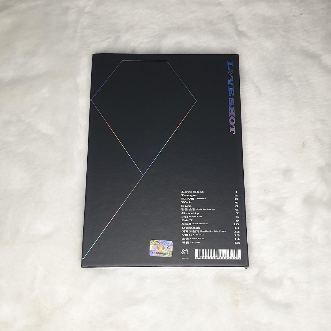 EXO Love Shot Album (Shot version) w/ rolled poster, Hobbies & Toys