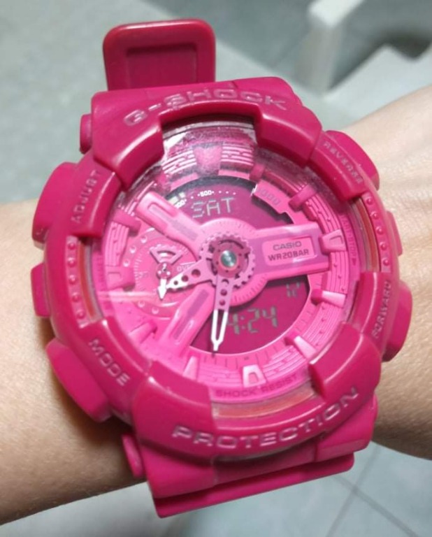 Gshock Gmas-110 Hyper Pink Limited Edition Authentic, Women'S Fashion,  Watches & Accessories, Watches On Carousell