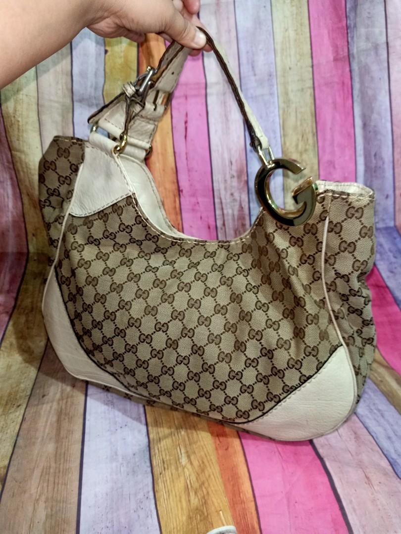 Gucci Monogram Charlotte Medium Hobo Bag