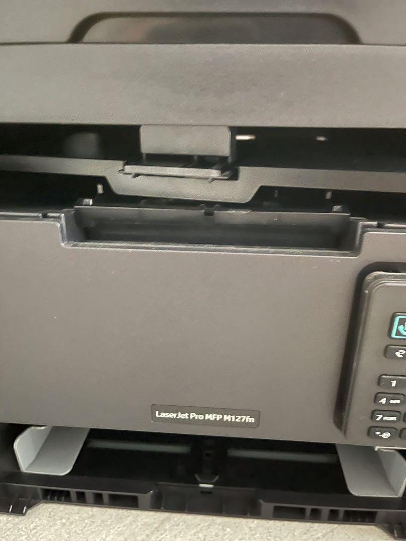 HP Printer - Laserjet Pro MFP M127fn, Computers \u0026 Tech, Printers, Scanners  \u0026 Copiers on Carousell