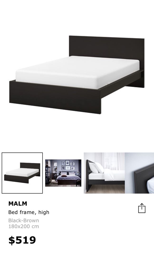 Ikea Malm Queen Size Bed Frame, Ikea Queen Size Bed Frame