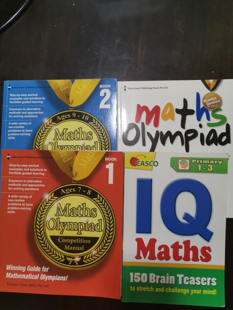 maths　on　Hobbies　Toys,　Magazines,　Books　Books　Assessment　Carousell　IQ　olympiad,