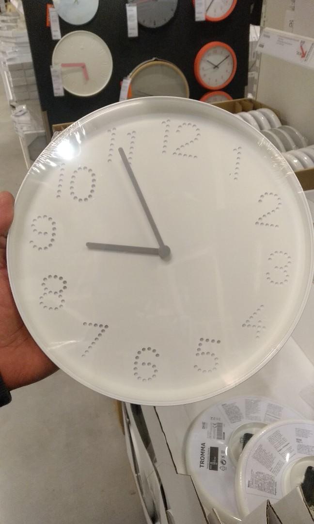 Jam Dinding Ikea Troma Perabotan Rumah Di Carousell