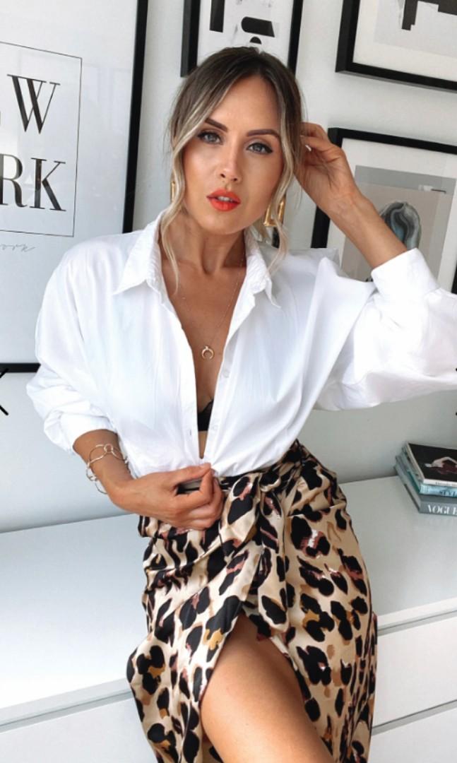 Never fully dressed store jaspre leopard skirt