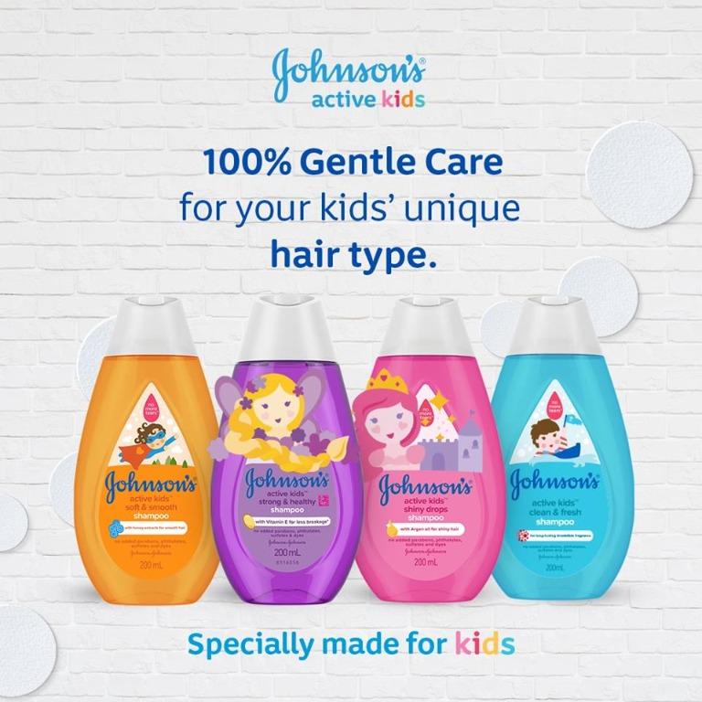 Johnson's active kids hot sale shiny drops shampoo
