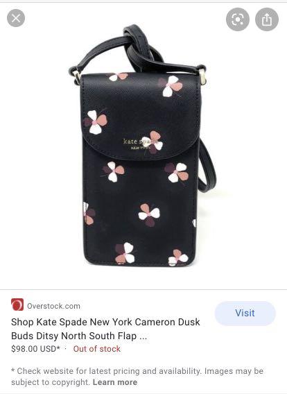Kate Spade New York Cameron Floral Ditsy North South Flap Phone Crossbody