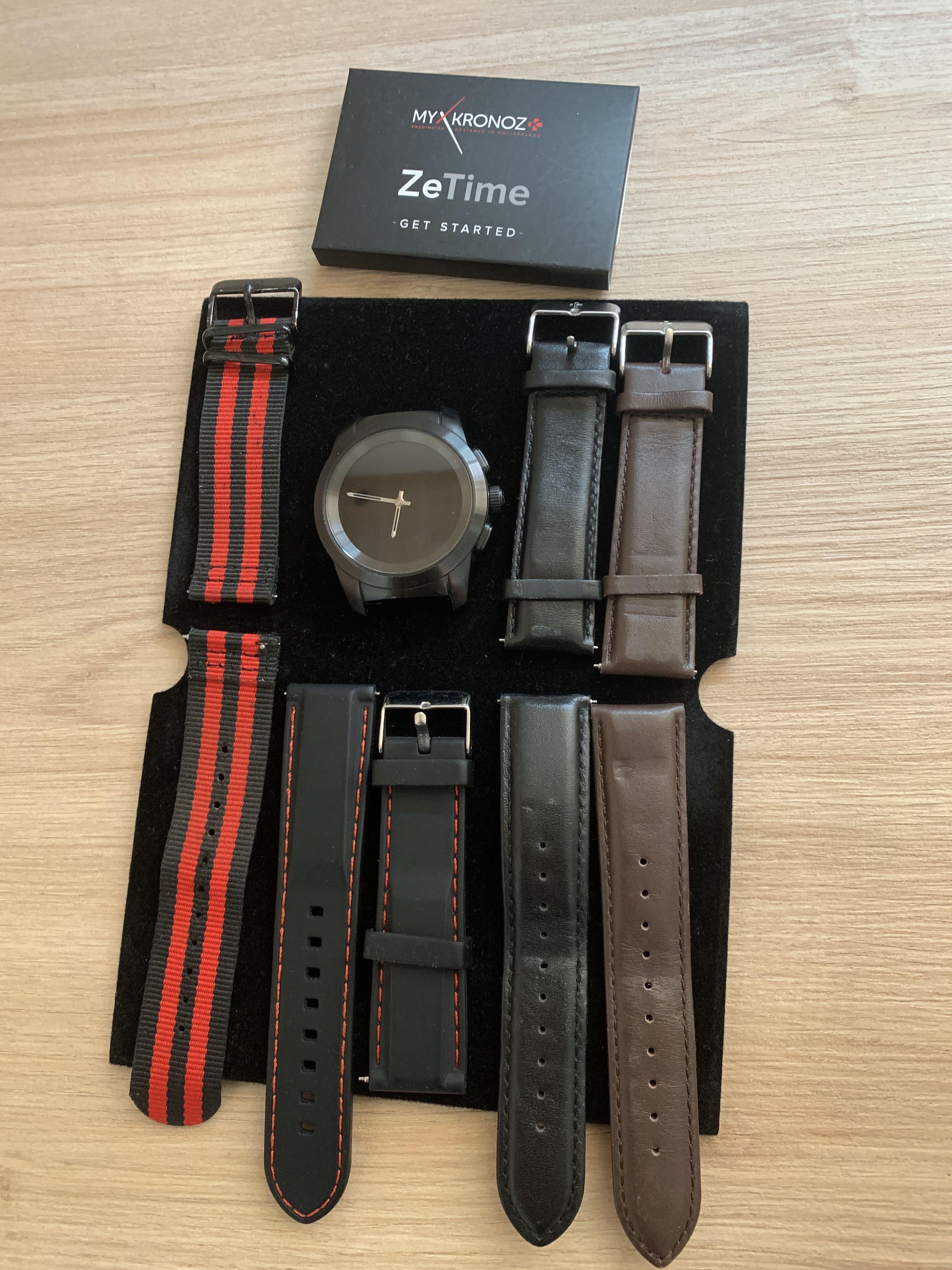 Kickstarter ed ZeTime world s first hybrid smartwatch w mechanical hands Mobile Phones Gadgets Wearables Smart Watches on Carousell
